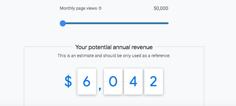 adsense for monetisation