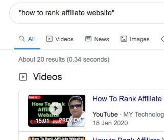 How To Rank An Affiliate Website