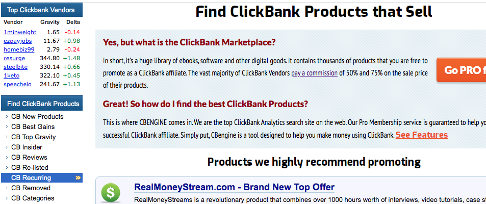 clickbank passive income