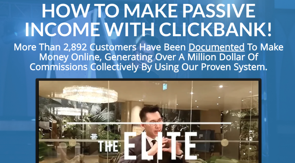 Clickbank passive income product