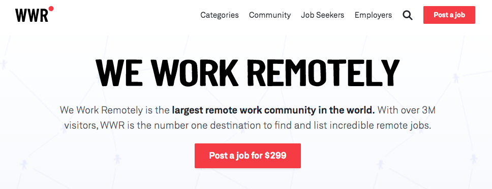 weworkremotely alternatives