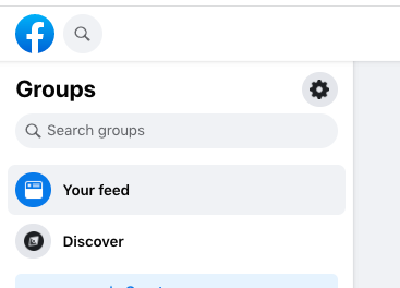 Finding Facebook groups