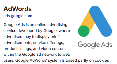 google adwords