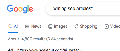 writing SEO articles