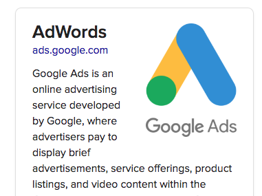 adwords - paid advertising for affiliates